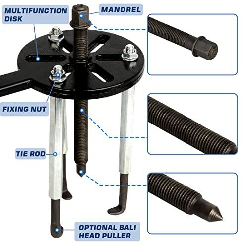 Z8 21 In 1 Bearing Puller Set Bearing Removal Tool 3 Jaw Puller Disassembly Inner Hole Removal Tool With Plastic Box #TOP3
