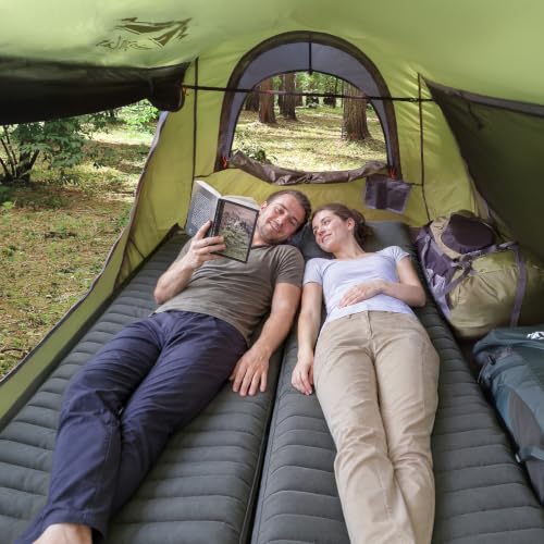 Image of Night Cat Pop-up Camping Tent: 2 Person Tent Waterproof Instant Easy Setup Tunnel Tent