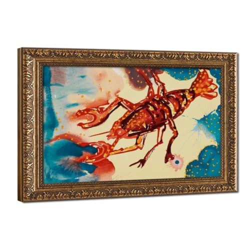 Salvador Dali Works toile encadrée 50x76 cm pour décoration salon