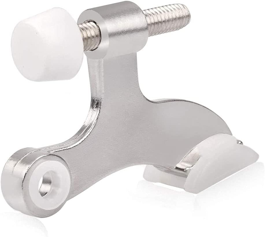 2 Pcs Hinge Pin Door Stop Heavy Duty Door Stop with Rubber Bumper Tip