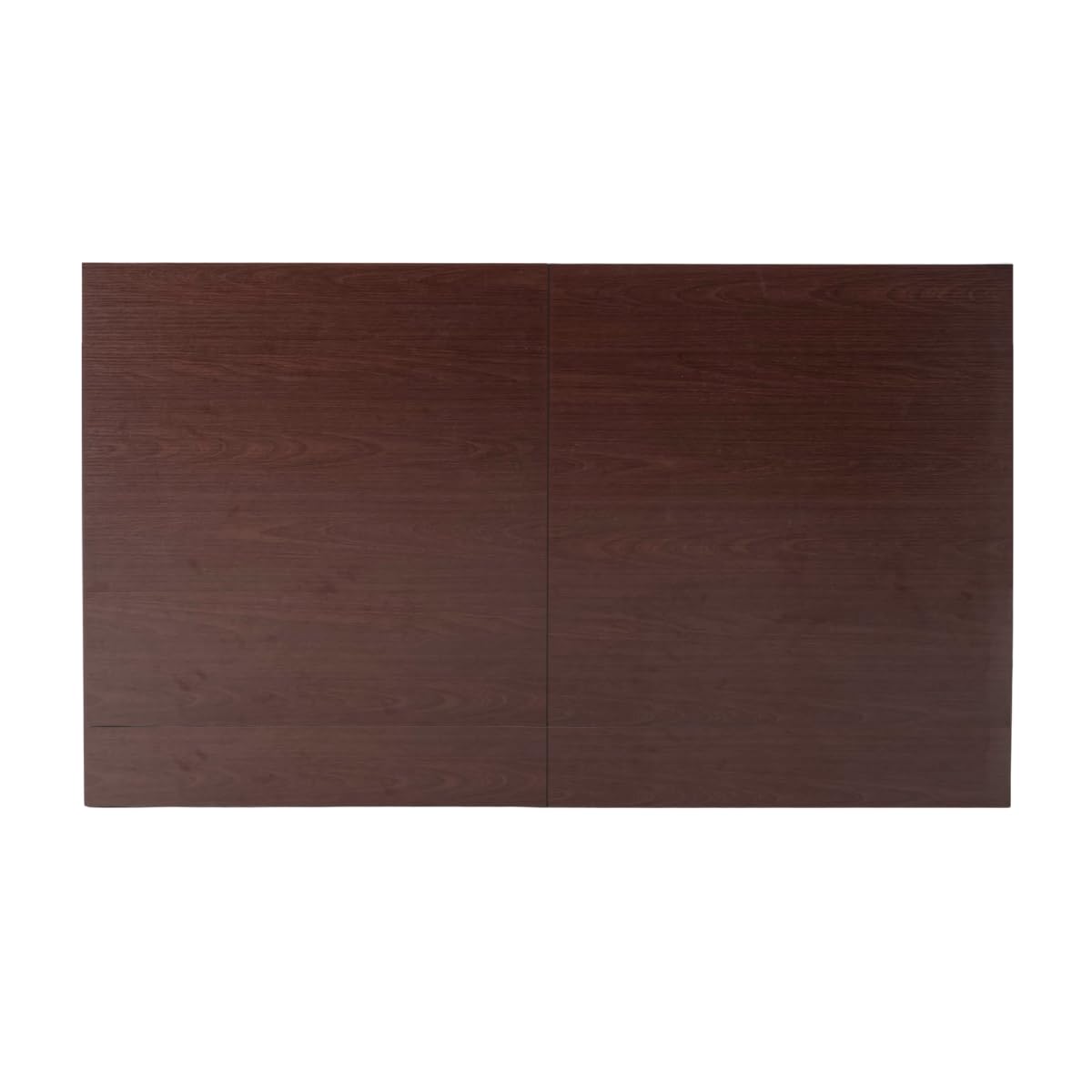 FurnitureR Tables de Conférence Rectangulaires en Brune, pour 4 à 6 Personnes, Plateau en Bois Epais avec Structure Métallique, pour Formations, Réunions, Conférences, 120x70x75cm