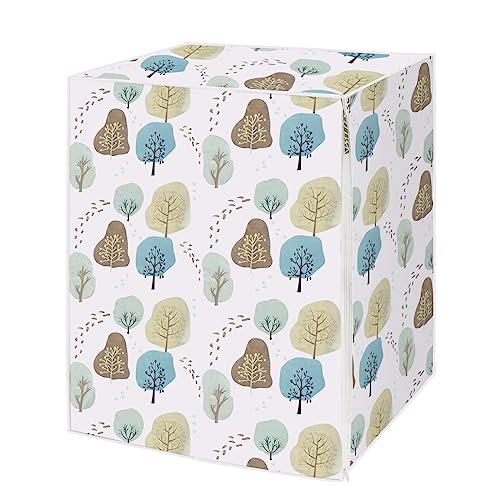 Aerzouser Copri Lavatrice Esterni, 63*62*85cm，Copri Lavatrice per Interno, Impermeabile e Antipolvere Coprilavatrice Slim, Coprilavatrice da Interno, Copri Lavatrice Esterno con Aperture Frontali