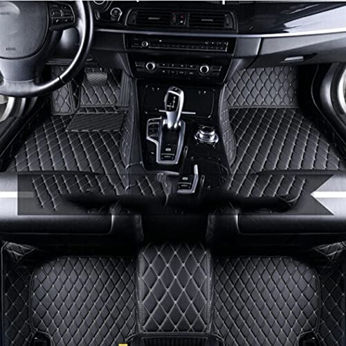 Alfombrilla De Coche para MG MG3 MG5 MG6 MG7 GT ZS HS RX5 TF GS Mgf Alfombras Esterillas(Beige Negro)
