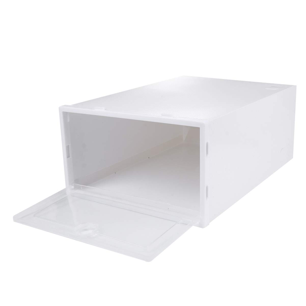 Cabilock Scatole Trasparenti Per Scarpe Impilabili in Plastica Organizer Salvaspazio Con Protezione Antipolvere Contenitore Rigido Per Scarpe Da Ginnastica Tacchi E Stivali Set Da 6