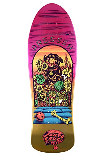 Santa Cruz Dressen Pup Reissue Skateboard Deck Assorted 9.5in x 29.44in