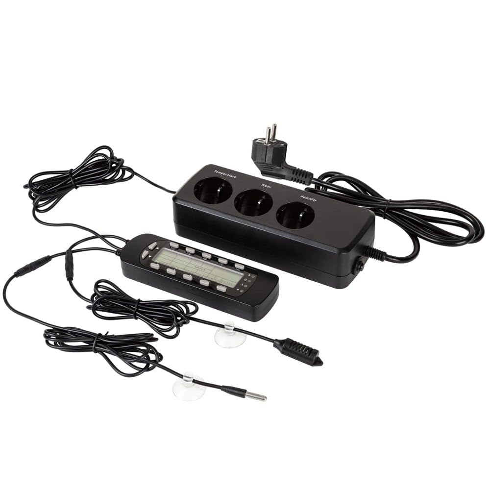 Repti-Zoo EZ Thermo-Hygro-Timer-Steuerung - Thermo/Hygrostat mit einem zweiten Timer