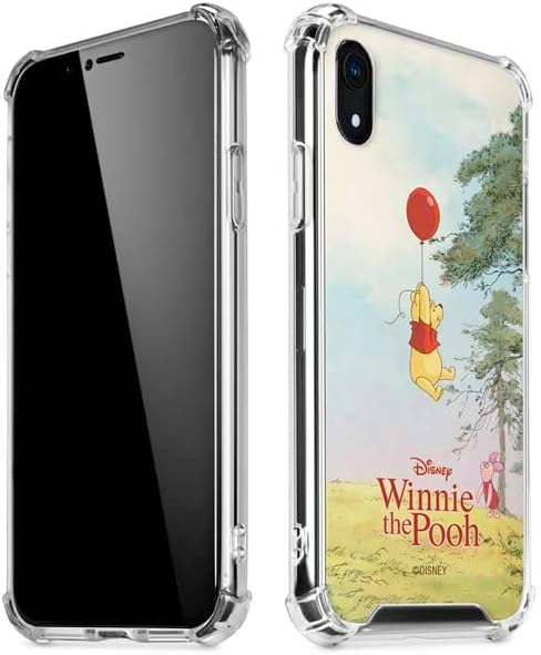 Skinit Clear Phone Case Compatible with iPhone XR - Officially Licensed Disney Winnie The Pooh Red Ballon Design