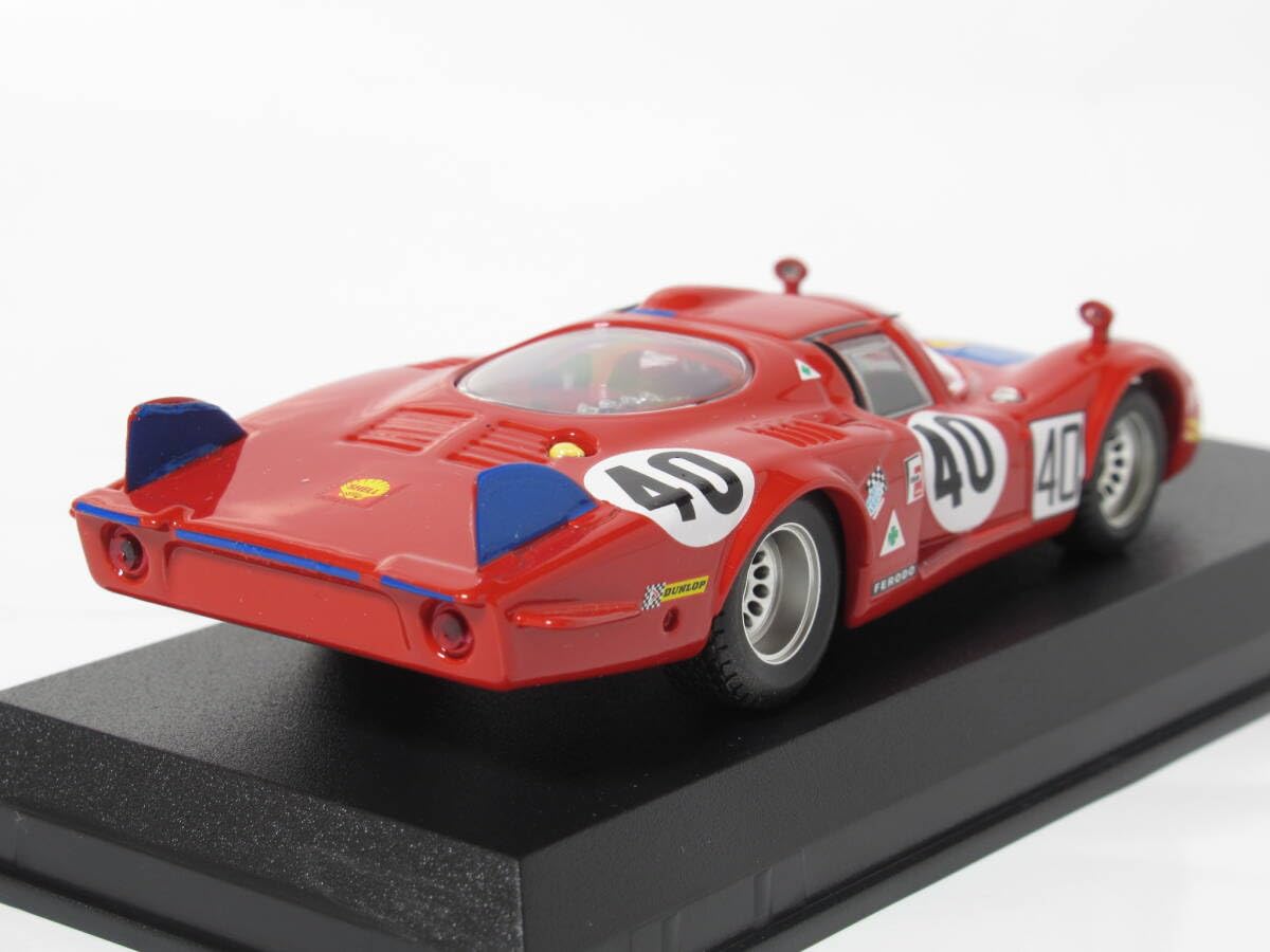 Amazon | 1/43 アルファロメオ 33.2 LUNGA #40 ルマン 1968 | ミニカー
