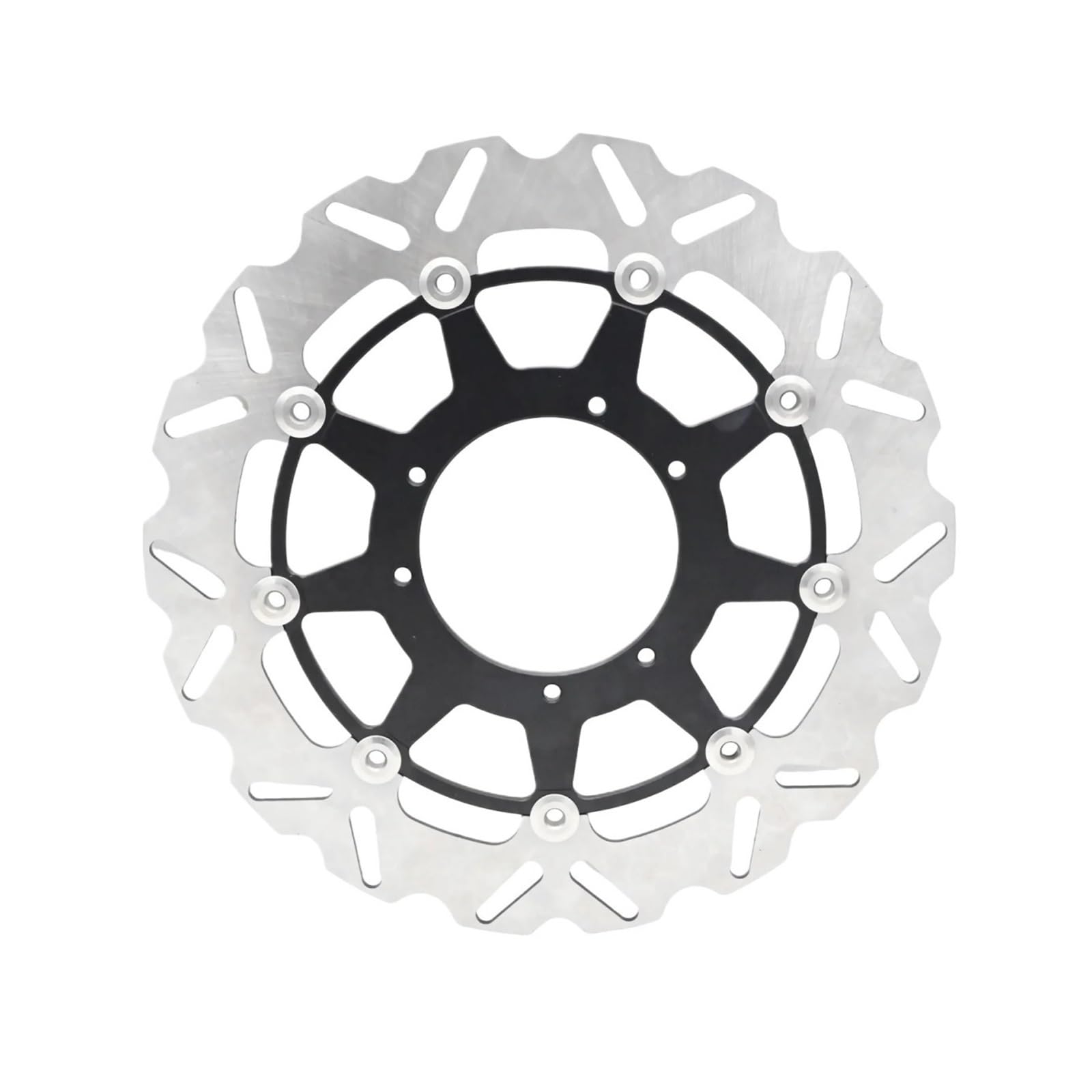 tarcze hamulcowe Hamulce Pasuje Do CR CRF 250R 450R 250X 450X 450RX 2002-2023 Motocross 320MM Przedni Pływający Wspornik Zacisku Tarczy Hamulcowej(320mm Black Disk)
