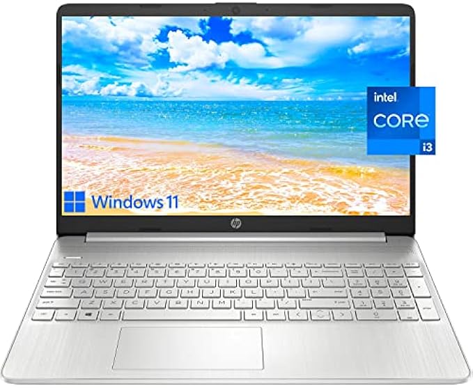 HP 15.6" Laptop with Intel 4-core CPU, 15.6" HD LED Display, Intel Quad-core Processor, Bluetooth and Wi-Fi, HDMI, Long Battery Life, Windows 11 Home in S Mode(16GB RAM | 1TB SSD)