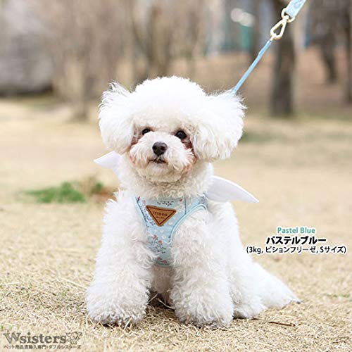 Amazon | 犬 ハーネス 羽付き 天使 リバティ生地 フラワー お出かけ