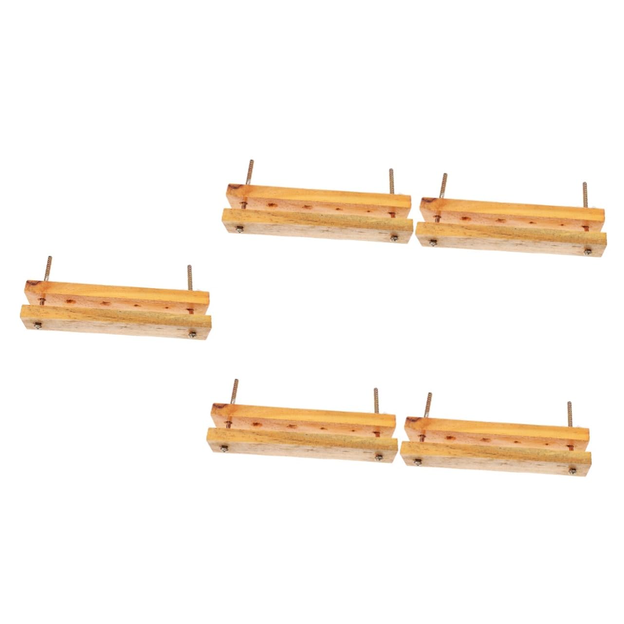 BESTonZON 5pièces Pince à Trou Bois Pour Laboratoire Outil Enseignement Scientifique Accessoire De Perforation Bois Et Caoutchouc Instrument De Chimie Pour Étudiants Pratique Et Compact