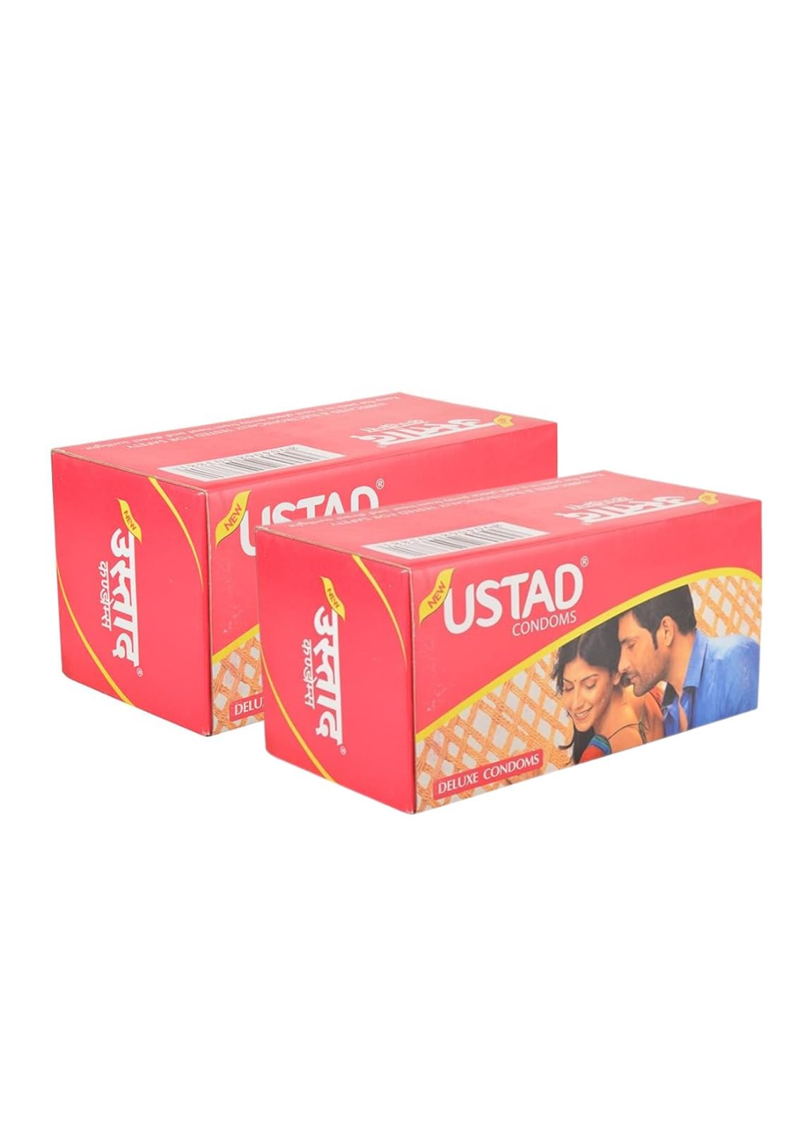 Ustad Condoms (Latex) - 168Condom, Pack Of 2-image-35