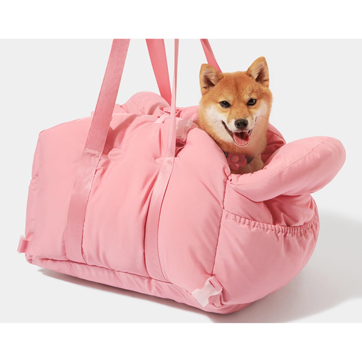 Amazon | [JUI3N] 犬 車 ドライブボックス ピンク 犬用ブースター カー