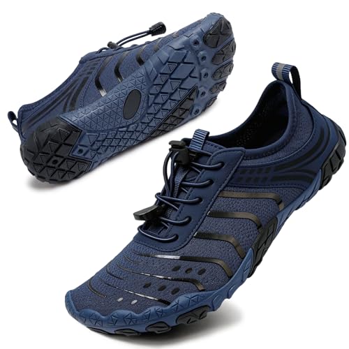 Image of Barefoot Shoes for Women & Men, Grounded Walking Hiking Barefoot Shoes, Wide Toe Box Non-Slip Water Athletic Footwear, Comfortable Vitality Barefoot Footwear, Trail Running Sneakers Unisex