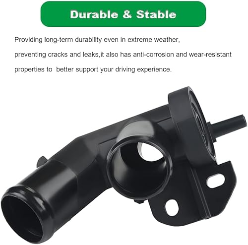 Miniatura 7 de Cuello de relleno de refrigerante para radiador compatible con Nissan Murano Quest 2009-2017 Reemplazo para 21517-JP00A, brida de salida de agua del