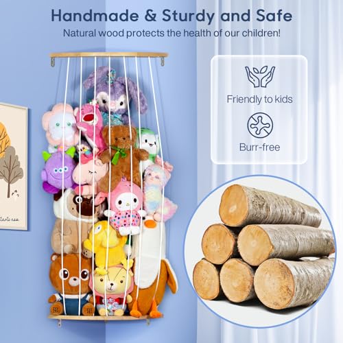 Miniatura 6 de Doublecare Organizador De Guetes Para Guardar Luches - Soporte Organizador Luches Para Habitación Infantil Con Longitud Ajustable Grandes Para Sala De Egos Dormitorio Habitación