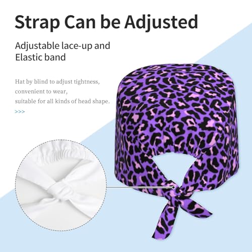 Image of Breathable Working Cap with Adjustable Sweatband Scrub Cap for Men /Women | Breathable Working Cap with Adjustable Sweatband Scrub Cap for Men /Women