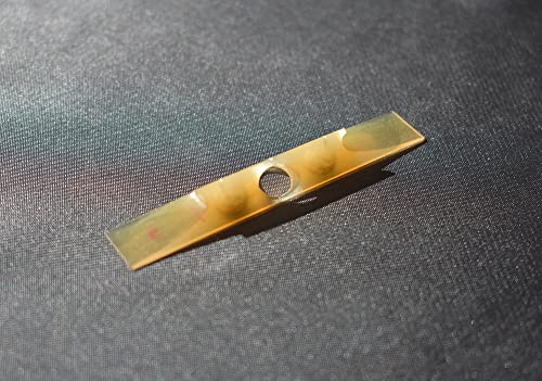 現在の柳川三味線の駒 2個（水牛）：一つ売り可能 treslineas_jiutakoma0006