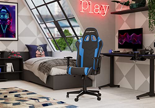 PRINCE L Nero & Blu PVC Pelle La Sedia da Gaming Originale - Sedia gaming - Immagine 1