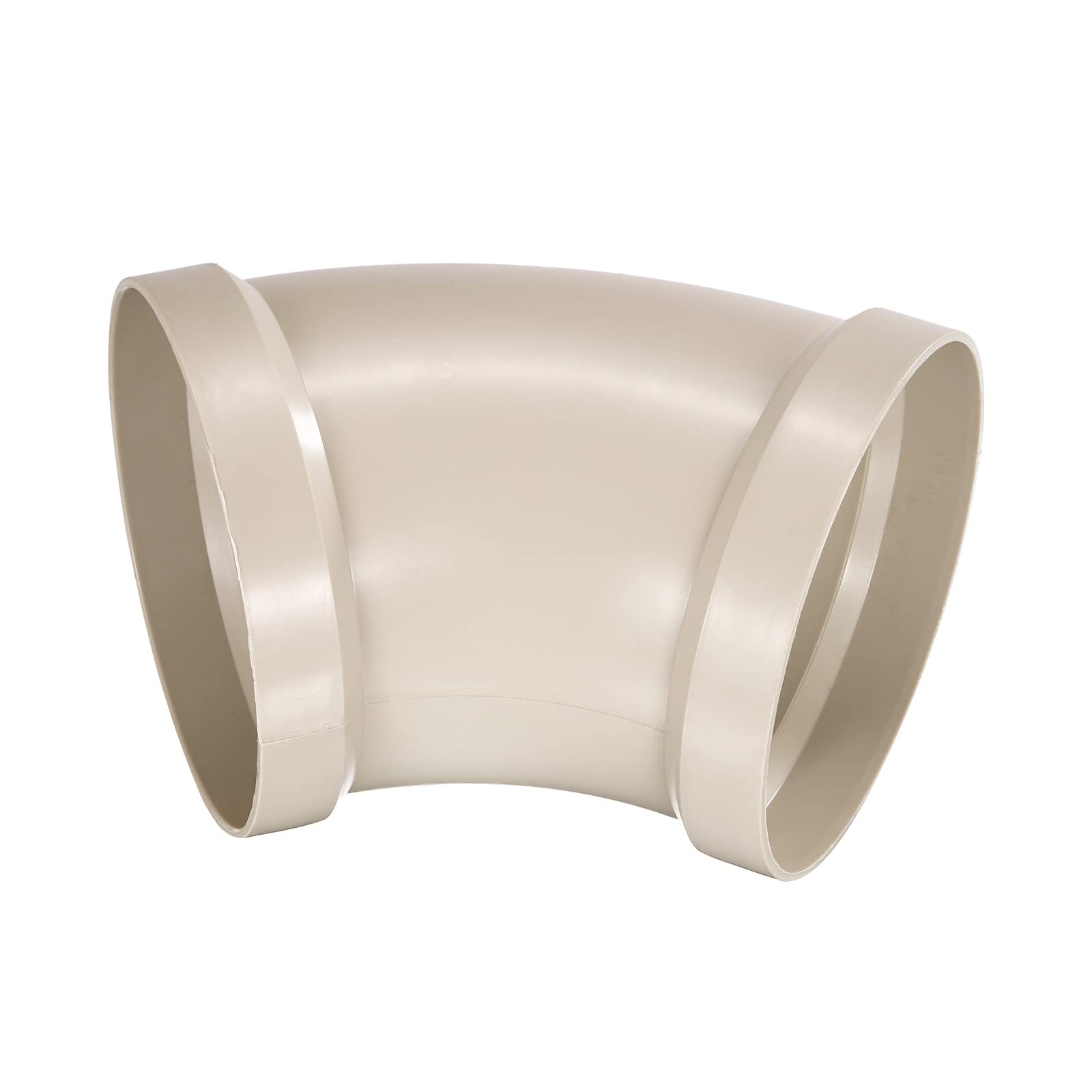 PATIKIL 6" ID Gomito 45 Gradi Condotto Tubo Connettore, Ventilazione Tubo Flessibile Ignifugo Adattatore per Fai da Te Casa Fabbrica Industriale Sfiato Sistemi