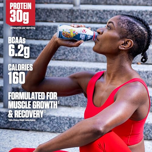 Image of Bundle of Dymatize Performance Protein Shake, Fruity Pebbles (12 pack) + ISO100 Whey Protein Powder Isolate, Fruity Pebbles (20 Servings)