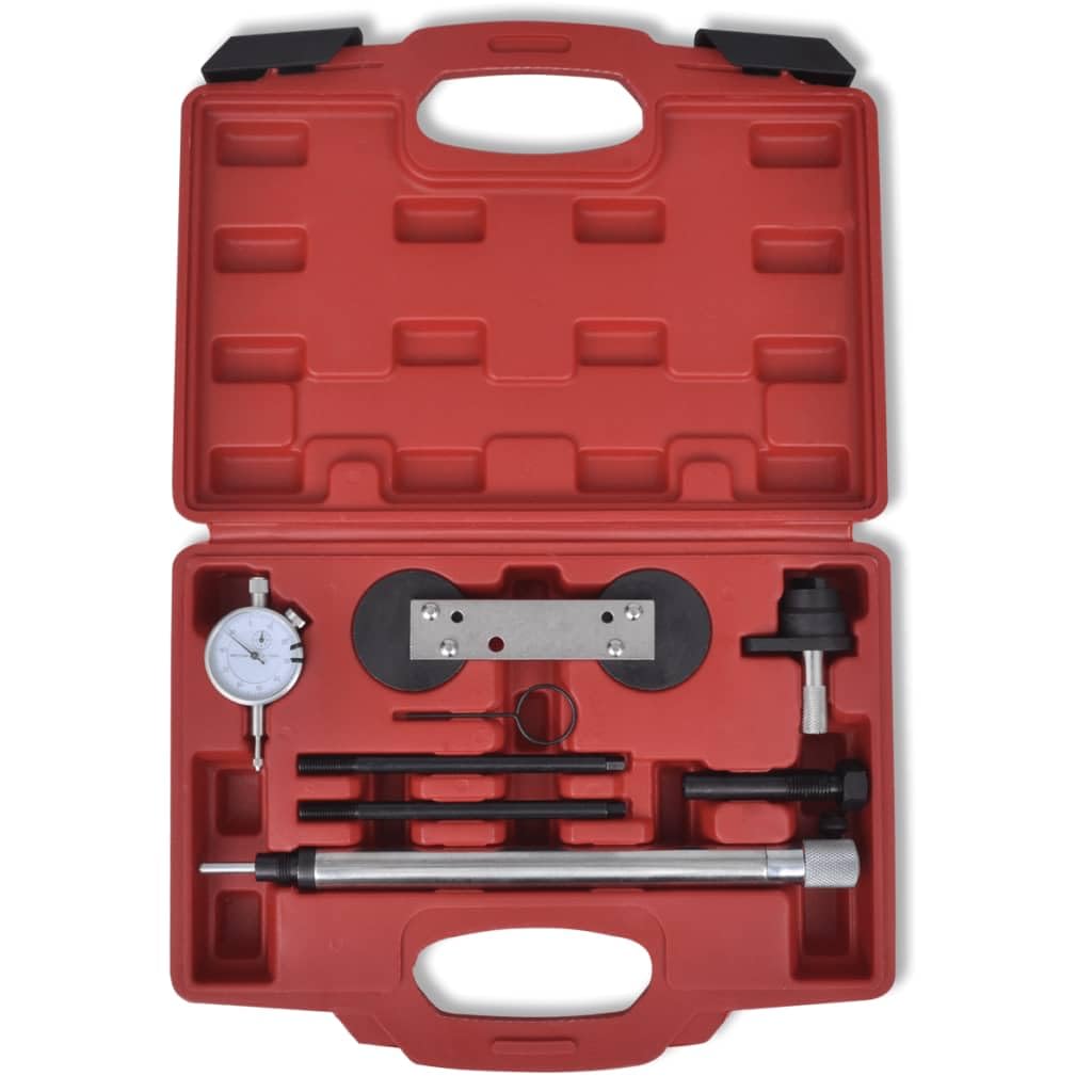 Set di 8 strumenti di controllo motore per motori VAG TSI e TFSI, utensili manuali durevoli per riparazione, manutenzione, montaggio in officina e garage, valigetta inclusa
