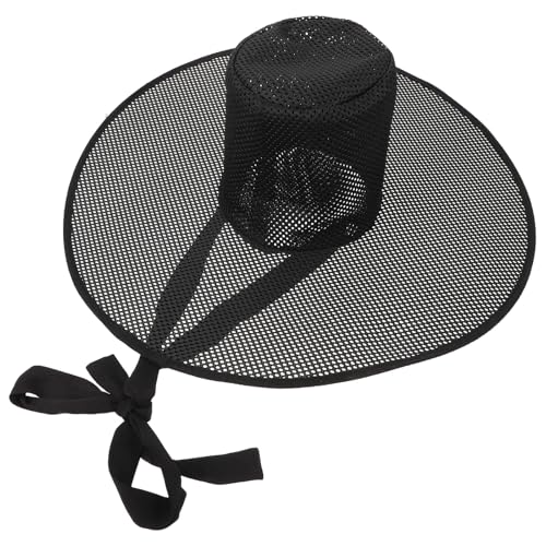 Chapeau coréen traditionnel plat vintage noir pour déguisement enfant
