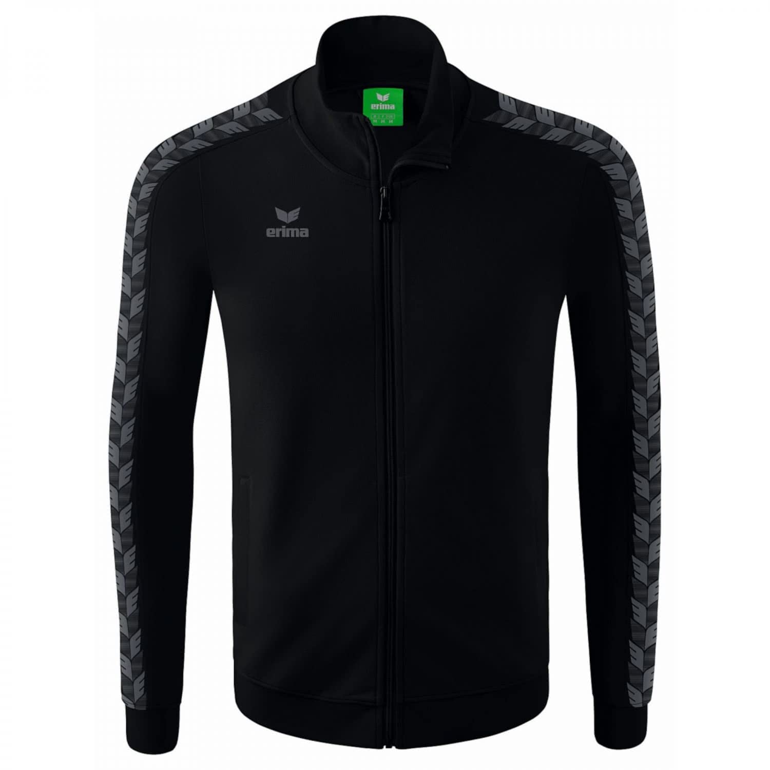 Erima Men's Essential Team Track Top Jacket, Black, S