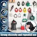 Porte-câble de rallonge, 8 Pcs Garage Extension Cord Organisateur, Serrure de rangement pour câbles, fils, corde, plis (7.7 9.4 De pouce)