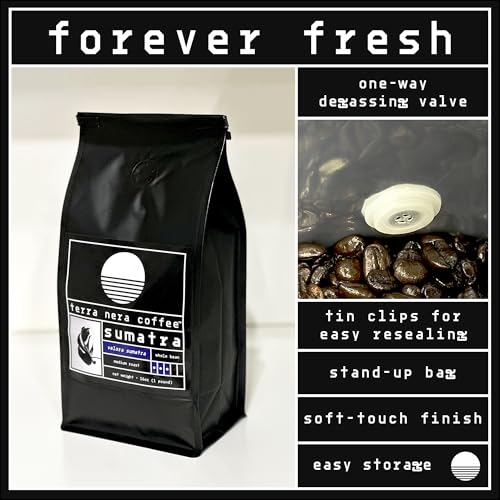 Terra Nera Coffee - Café en Grano Indonesio Sumatra 12oz miniatura 5