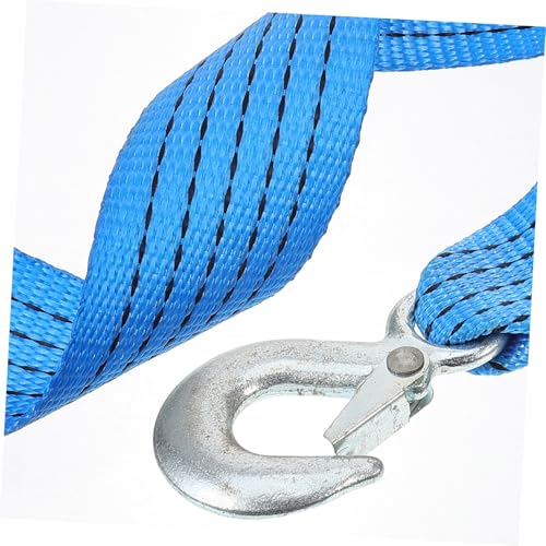 Sangle de remorquage en polyester bleu ultra-résistante pour charges lourdes - 5