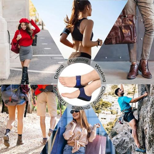 Image of Heel Pad Support Sleeve Gel Embedded Foot Cushion for Walking