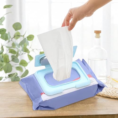 Miniatura 7 de Calentador de toallitas para bebé, termostato de temperatura de doble capa, portátil, USB, calentador de toallitas húmedas para el hogar, color azul