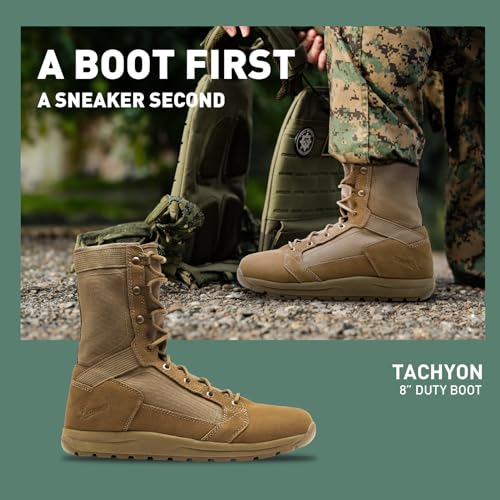Danner Tachyon 8” Tactical Boots for Men - Ultralight Fast Drying Upper with Abrasion-Resistant Toe, Comfort Footbed, and Non Slip Traction Outsole2