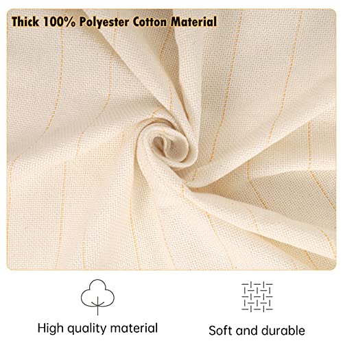 Image of 39'' x 39'' Primary Tufting Cloth with Marked Lines,Monk Cloth Fabric for Punch Needle,Large Overlocking Tufting Cloths,Burlap Tufting Cloths for DIY Rug-Punch Tufting Gun