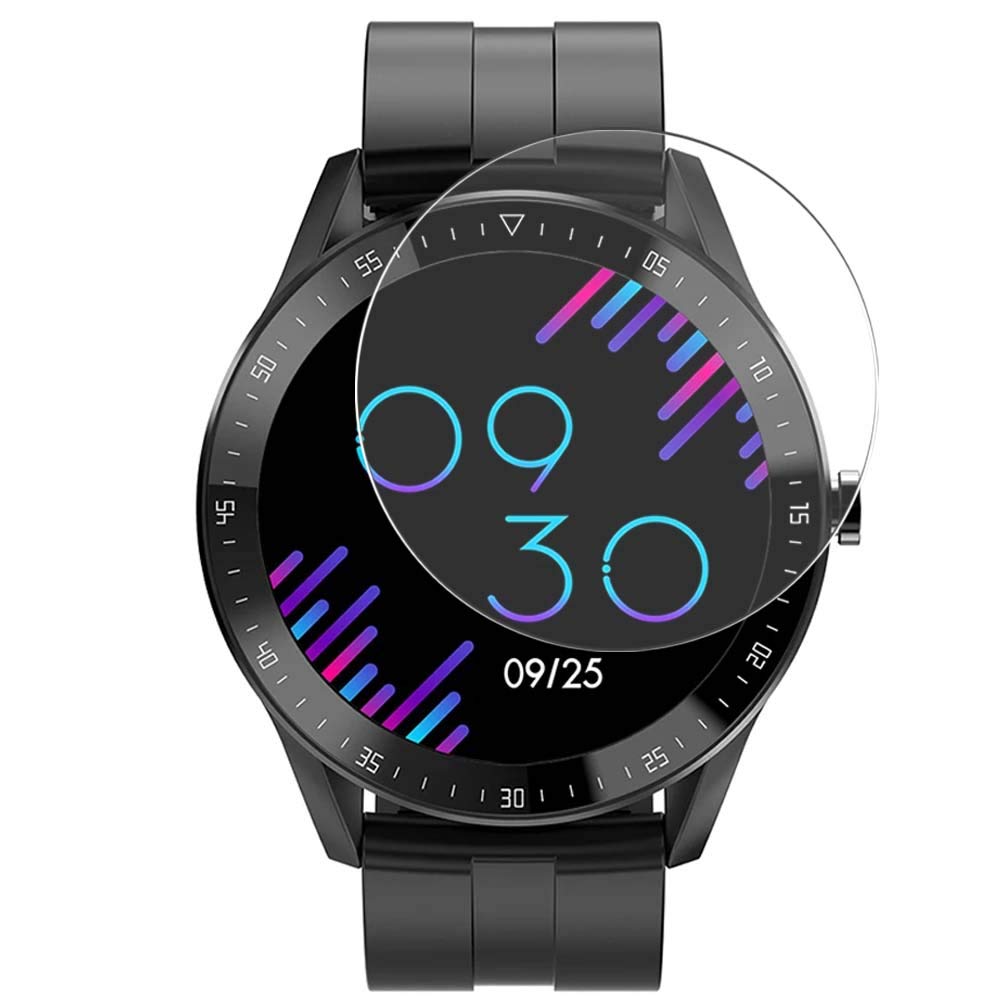 Vaxson 3-Pack Tempered Glass Screen Protector, compatible with LEMFO KACIG F15 K15 Smart Watch, 9H Protective Guard Film Protectors New Version