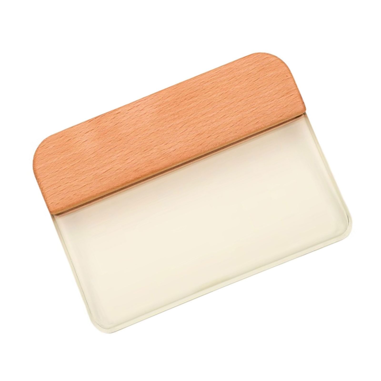 Tsophreniq Leathercraft Glass Slicker Glass Scraper Practical Leather Craft Tool Leather Working Tool Scraper