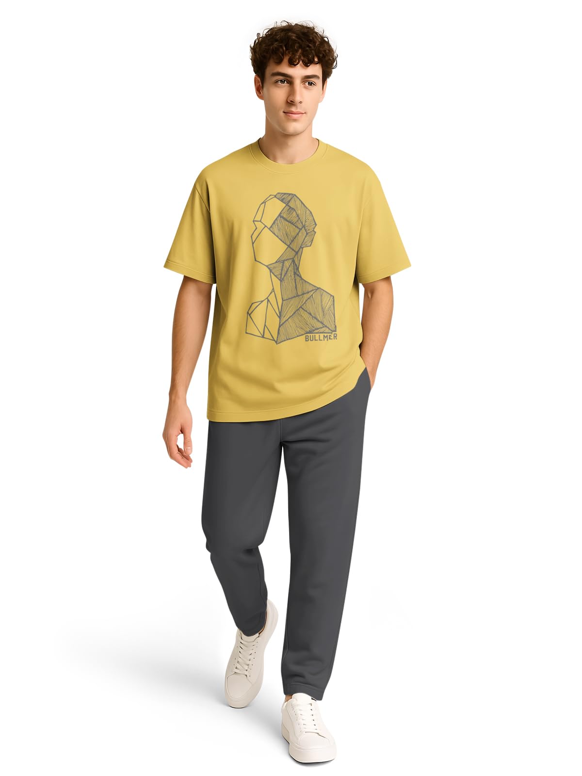 Trendy Co-ords with Oversized T-Shirt & Pants Clothing Set for Men | Cotton Blend Cord Set for Men