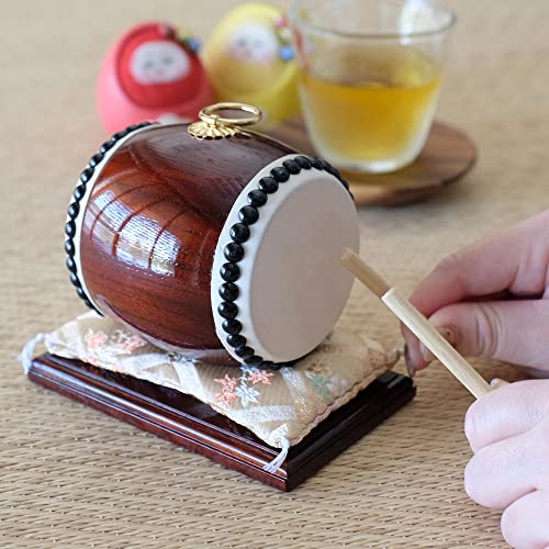 浅野太鼓　飾り太鼓　　太鼓口径7寸（21cm）希少　専用箱付 51ZUouWezTL.jpg