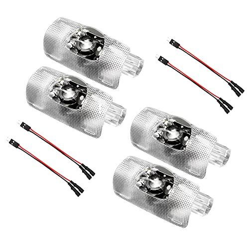 LED LOGO Lights Compatible Toyota Door Logo Lights Projector Courtesy Laser Welcome Lamp Ghost Shadow Light For Highlander Camry  Prius Sienna Tundra Venza 4 Runner Puddle Light Accessories 4 Pack