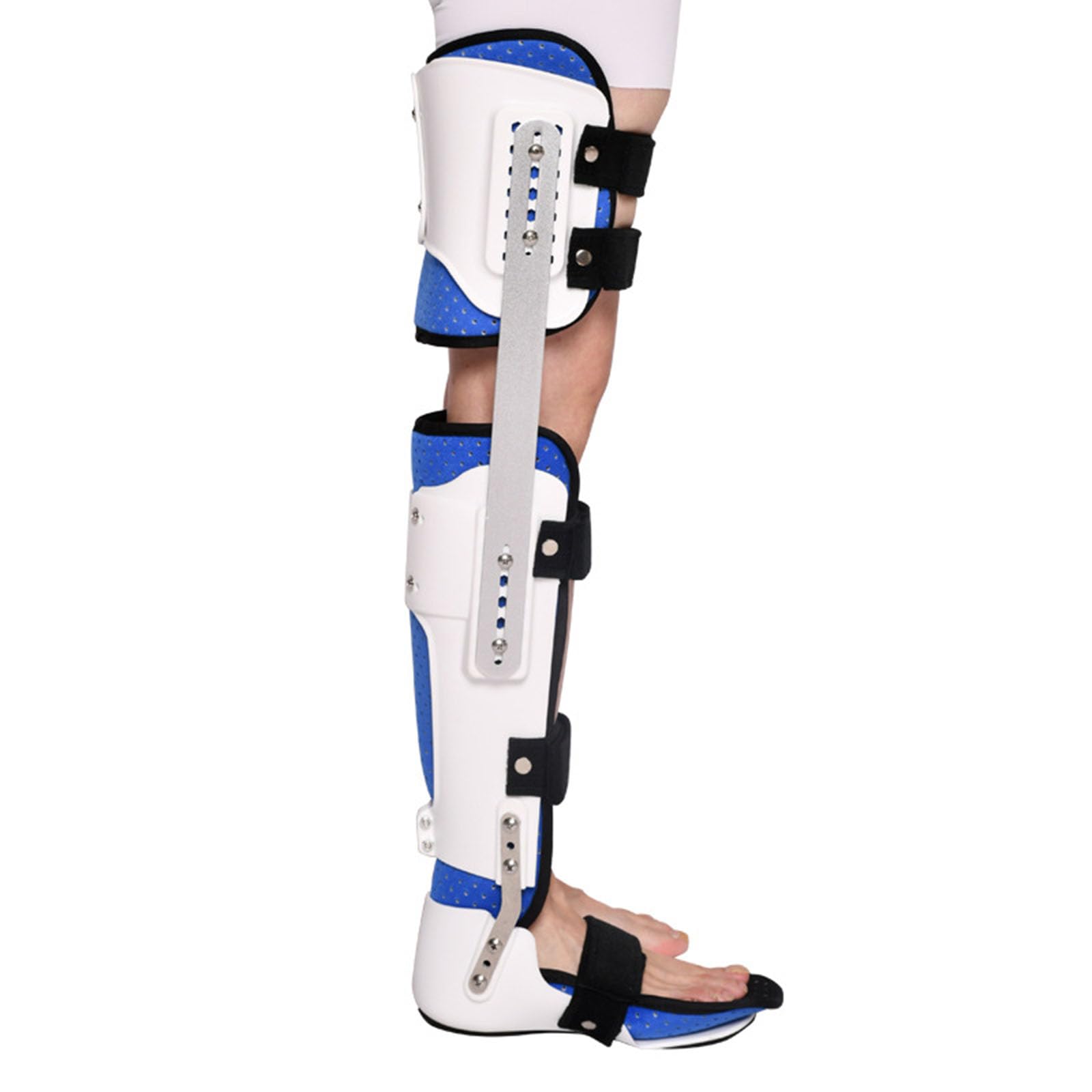 Amazon.co.jp: 膝ブレース 膝足首 足装具 ブレース 固定脚安定器