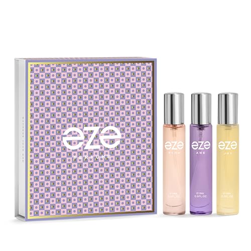 Image of EZE Perfume Gift Set For Women - Pack of 3 (18ml Each) | Premium and Long Lasting Perfume | Luxury Scent Perfect for Work, Events & Special Occasions