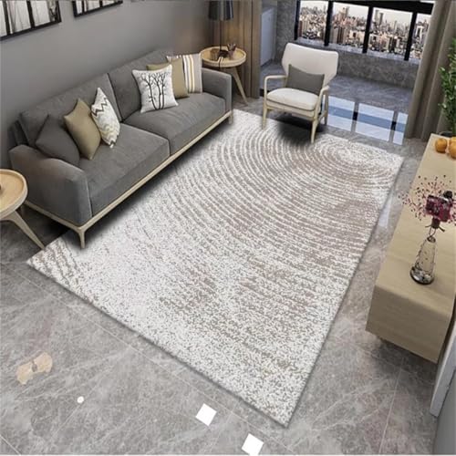 Tapis oriental durable et antidérapant gris 70x140cm de salon - 2
