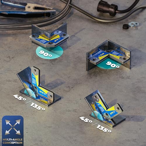 Winkelmagnet S&R 2-teiliges Set für präzise Fixierung bei 15° bis 165°