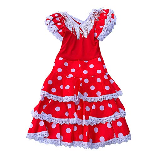 Traje Gitana Rojo Mejor Precio De 21 Achando Net