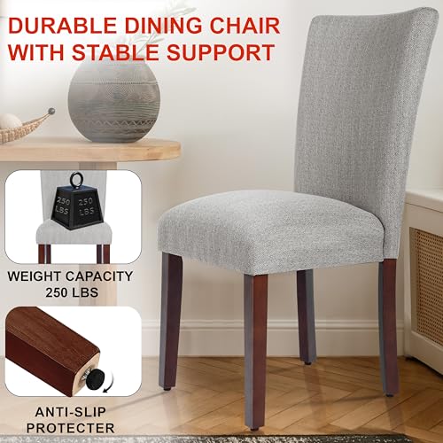 Image of HomePop Classic Parsons Dining Chair - Light Gray (Single Pack)