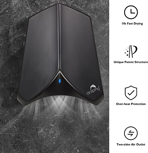 Image of Dolphy Wall-Mounted ABS Compact Hand Dryer