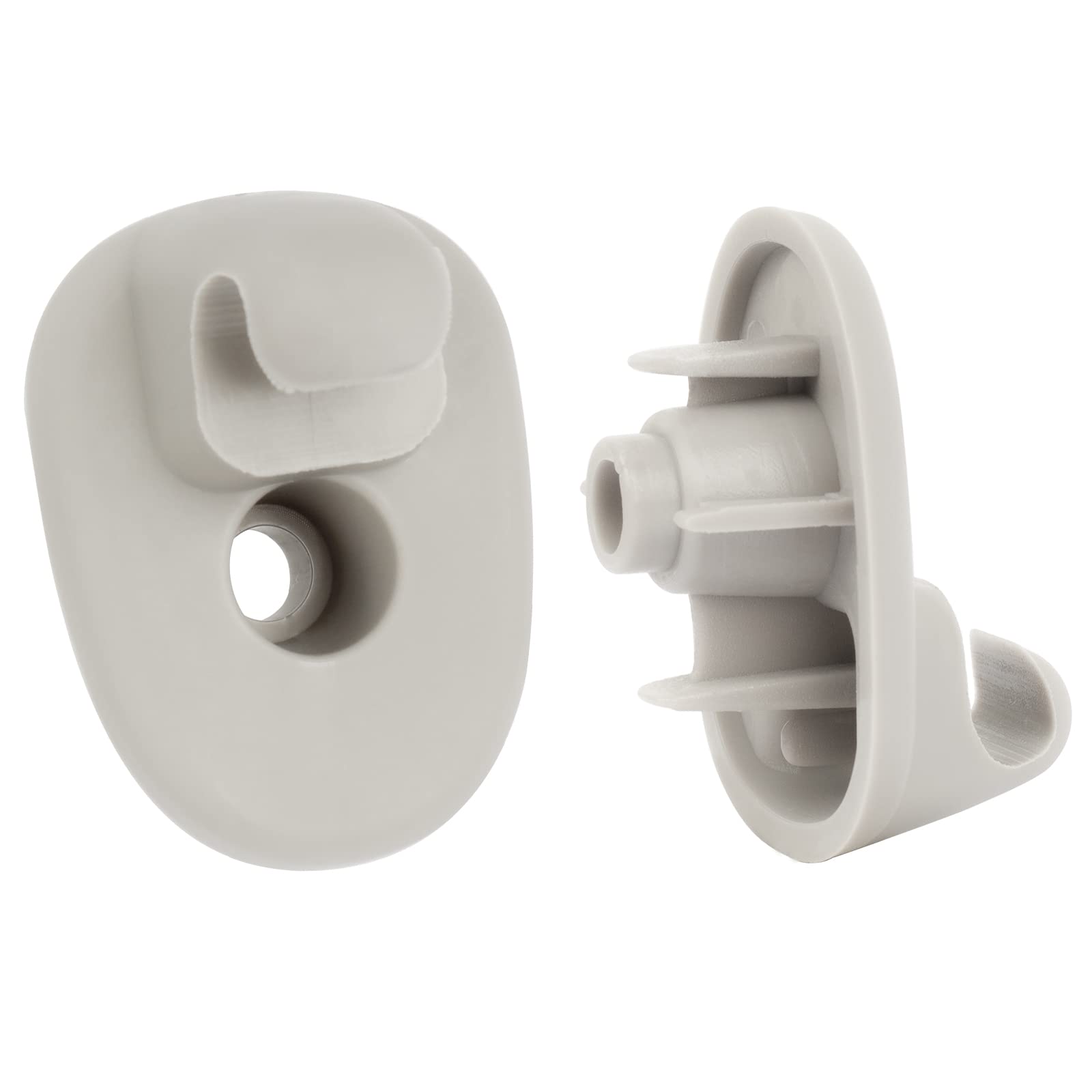 Sconva Sun Visor Clips Replacement Retainer Compatible with 2005-2012 Jeep Liberty and 2008-2012 Dodge Nitro - Replaces Part Numbers RC142079 1AR26BD1AA (2 Pack)