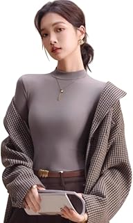 celary Women’s Winter Solid Full Sleeve Stretchable Slim Fit Top || High Neck Thermal Inner Top for Winter Layering || Soft & Warm Base Layer for Women Without Fleece-picture-23